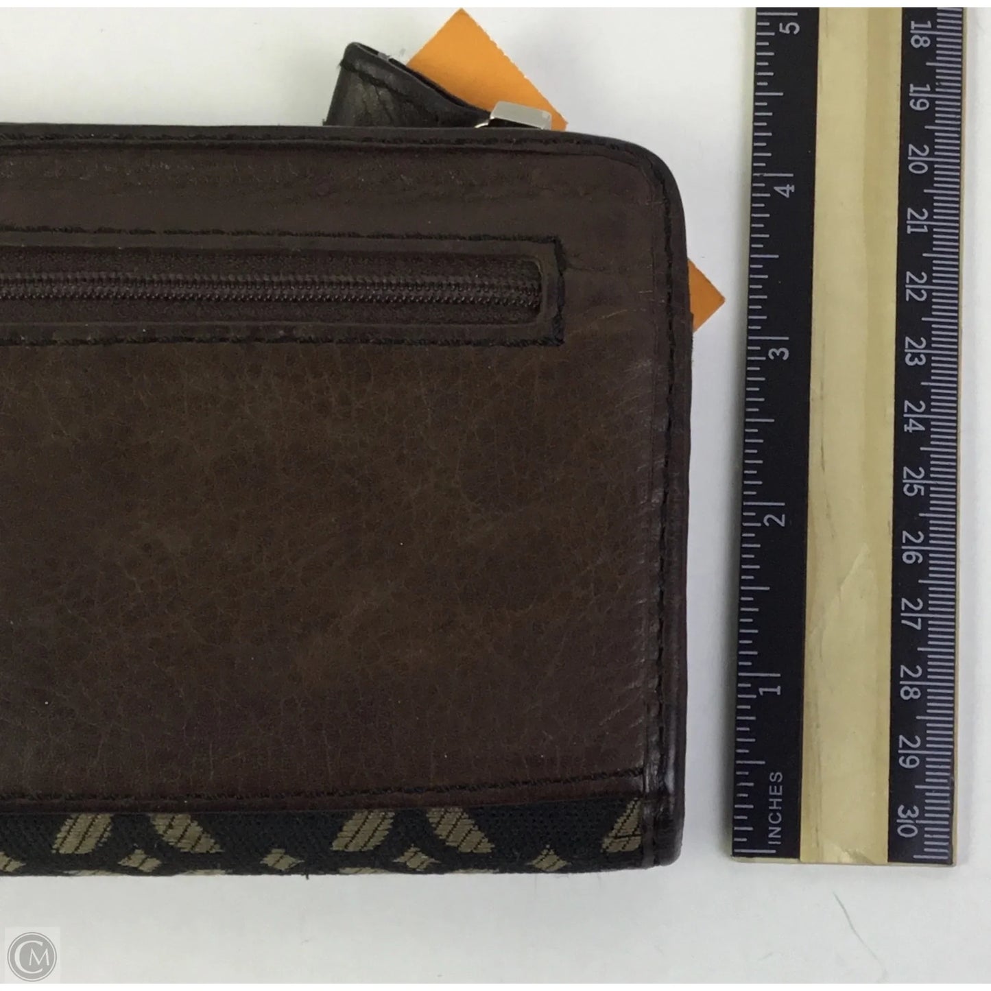 Wallet Leather By Fossil, Size: Medium