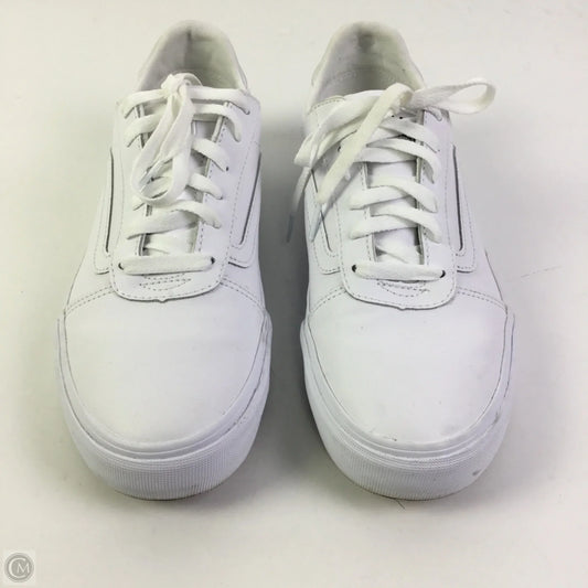 Shoes Sneakers By Vans In White, Size: 9.5