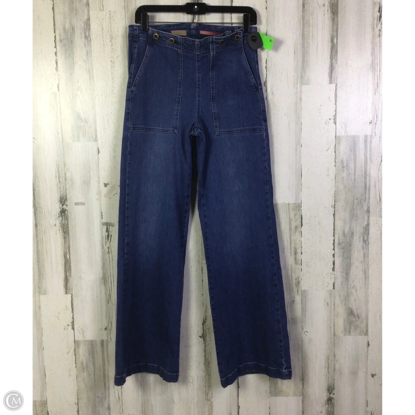 Jeans Wide Leg By Pilcro In Blue Denim, Size: 6