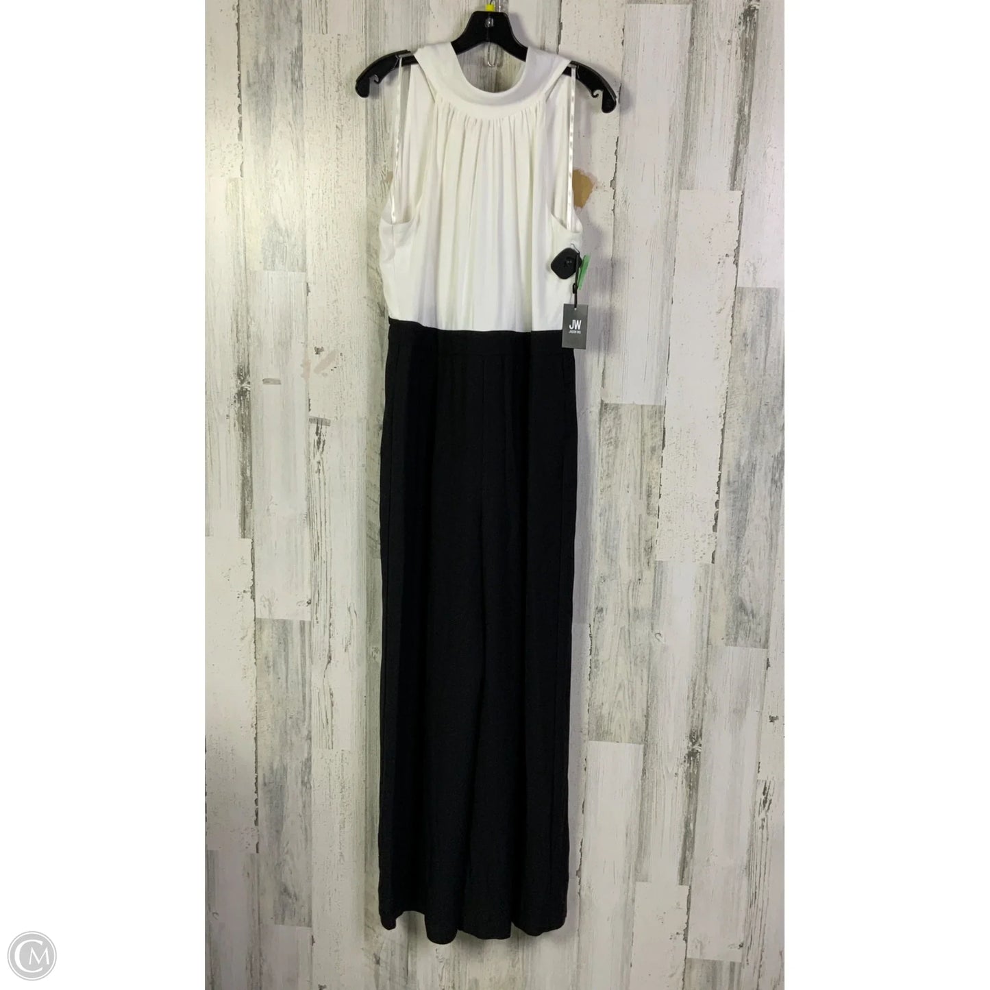 Jumpsuit Designer By Jason Wu In Black & White, Size: L
