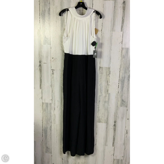 Jumpsuit Designer By Jason Wu In Black & White, Size: L