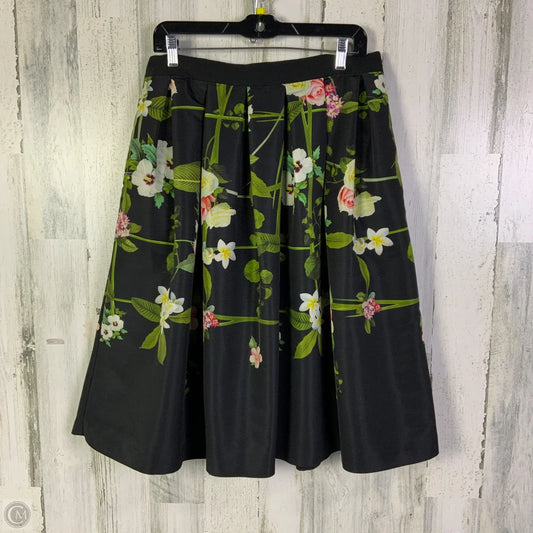 Skirt Midi By Ted Baker In Black, Size: 10