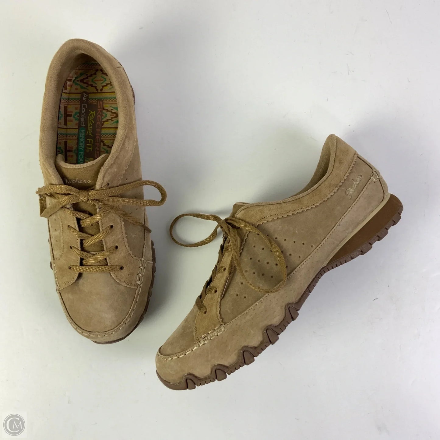 Shoes Sneakers By Skechers In Tan, Size: 9