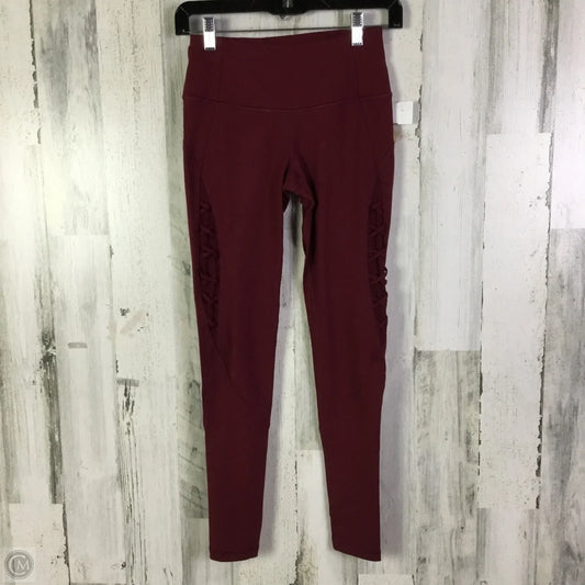 Athletic Leggings By Victorias Secret In Red, Size: Xs