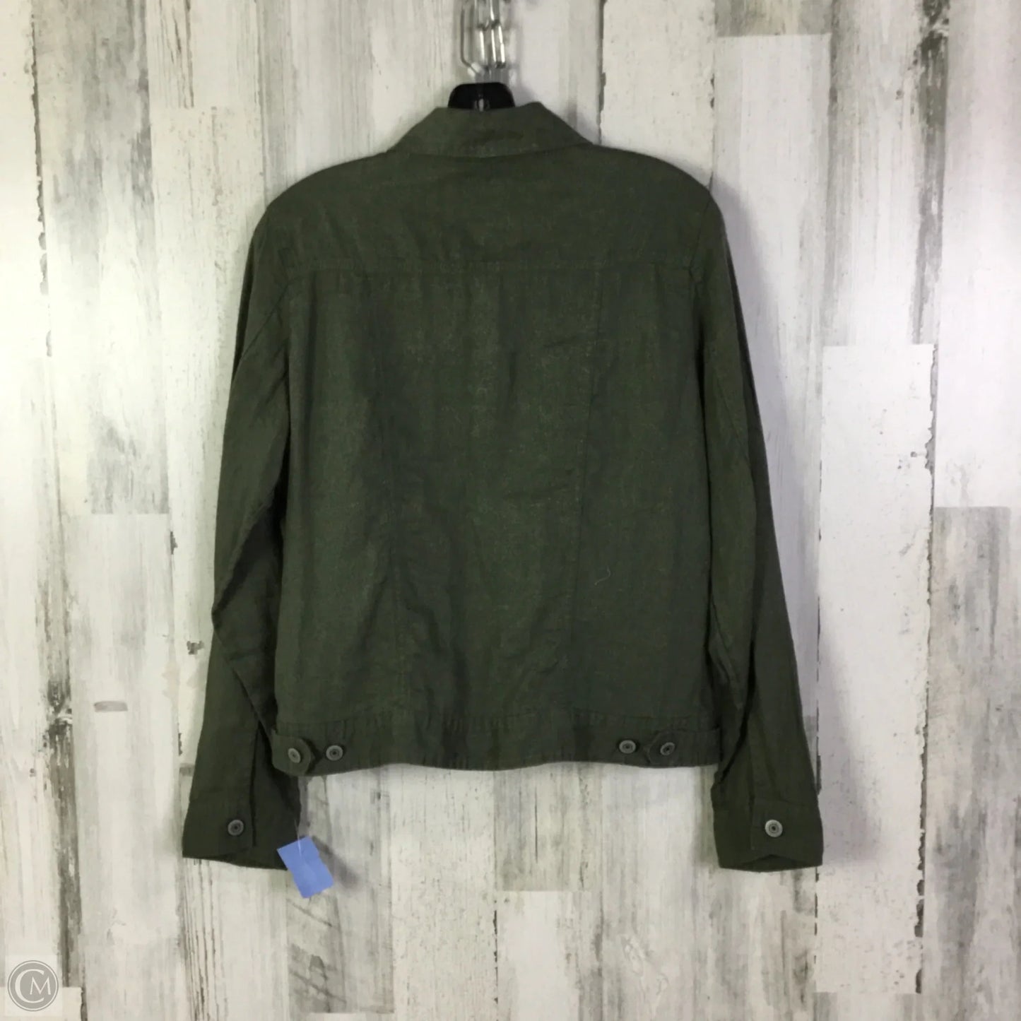 Jacket Shirt By Jones And Co In Green, Size: M