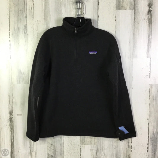Sweatshirt Collar By Patagonia In Black, Size: M