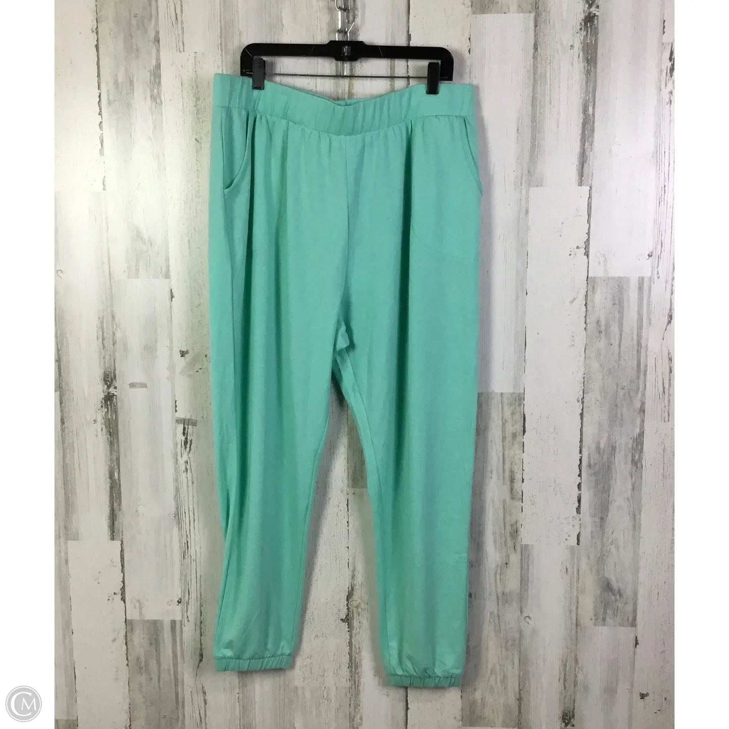 Lounge Set Pants By Clothes Mentor In Teal, Size: 2x