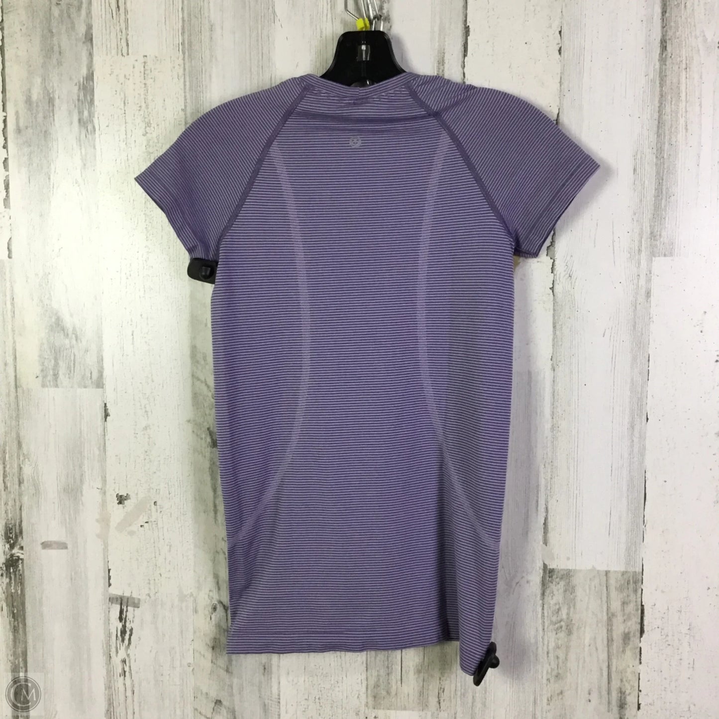 Athletic Top Short Sleeve By Lululemon In Purple, Size: S