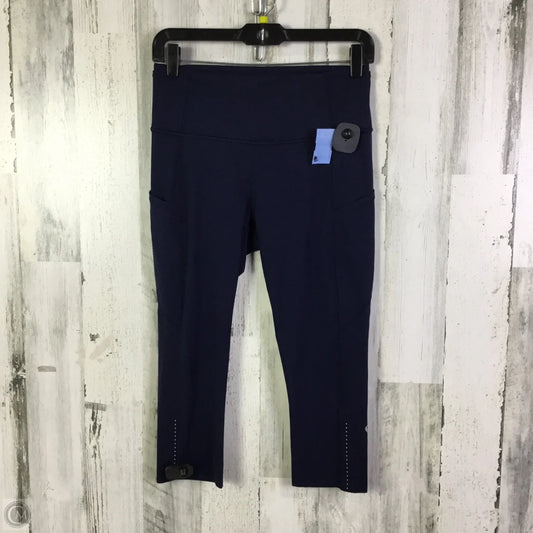 Athletic Capris By Lululemon In Blue, Size: 8