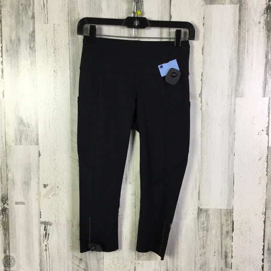 Athletic Capris By Lululemon In Black, Size: 6