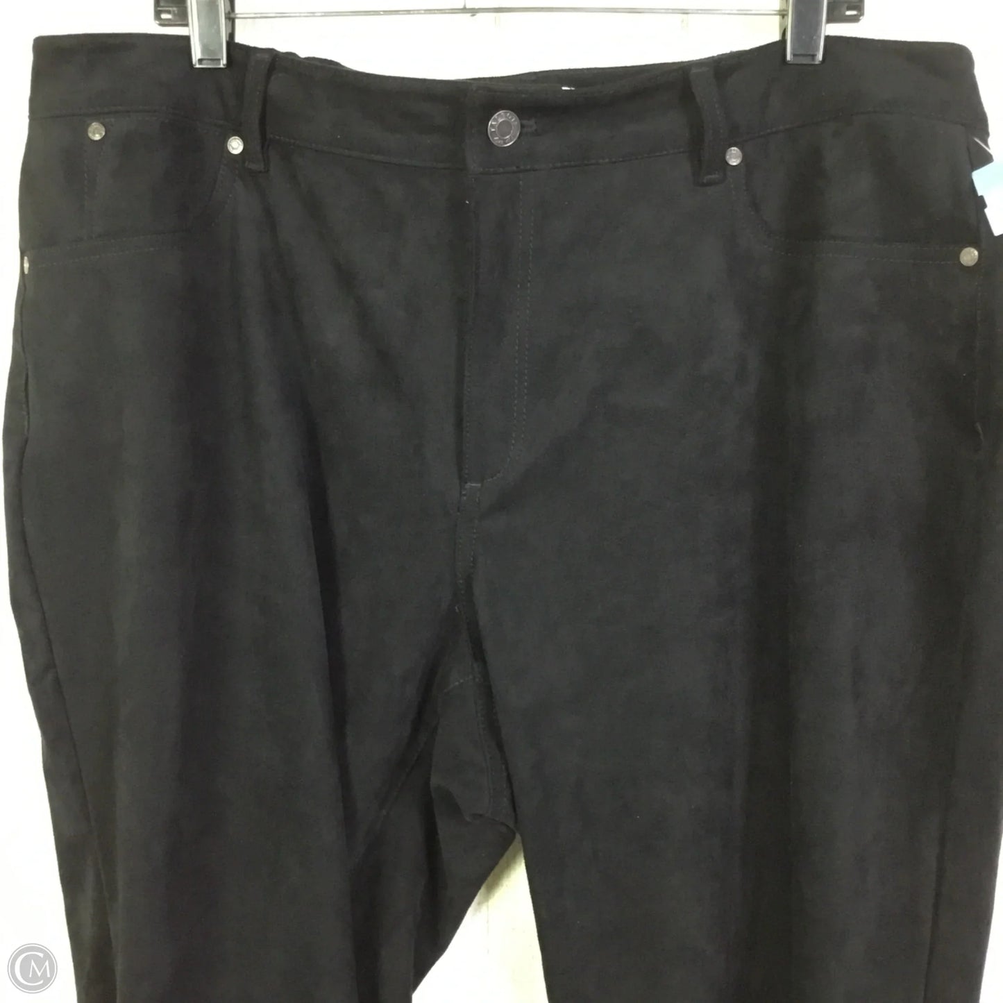 Jeans Straight By Talbots In Black, Size: 18