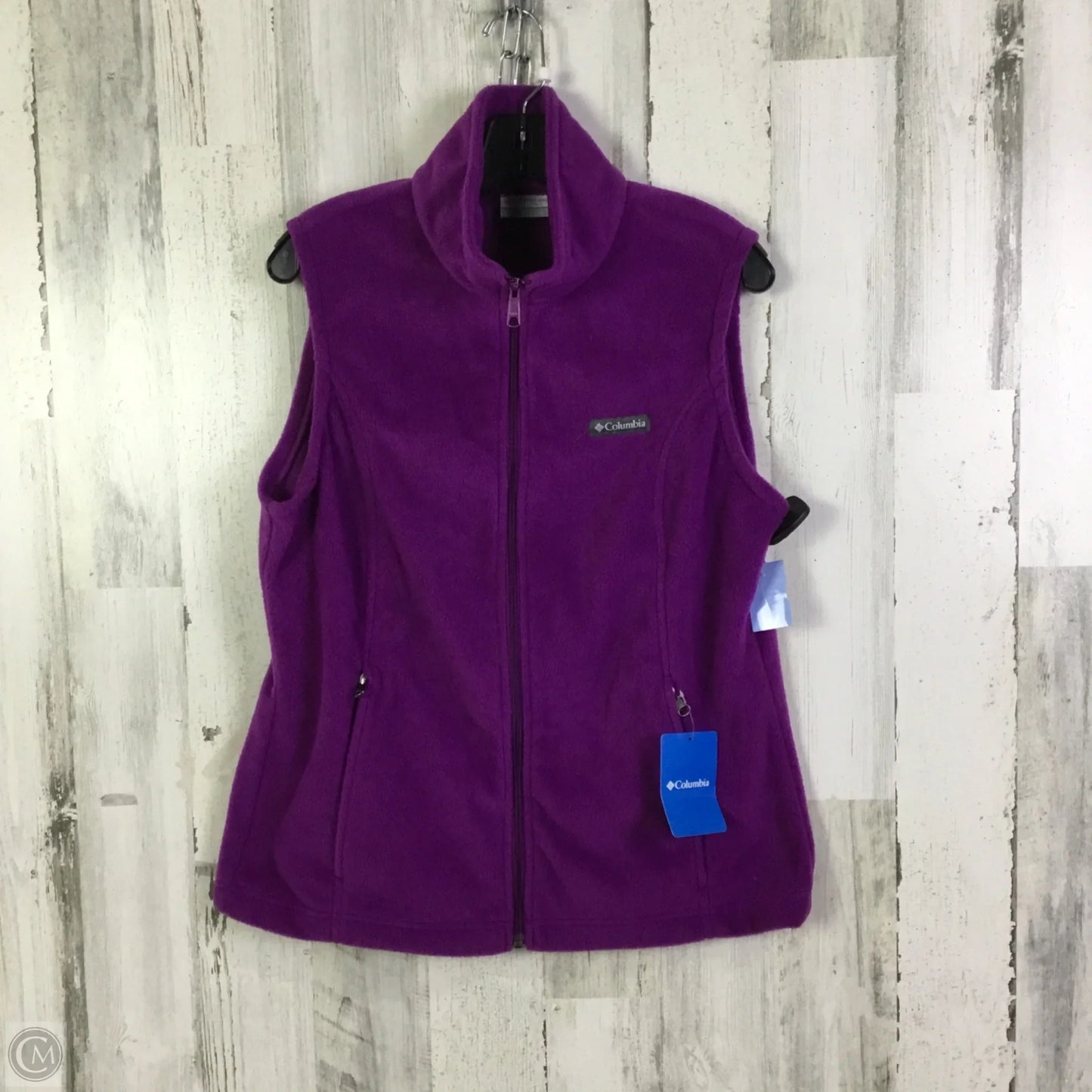 Vest Fleece By Columbia In Purple, Size: L