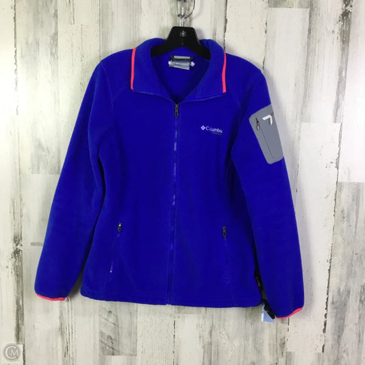 Athletic Jacket By Columbia In Blue, Size: M