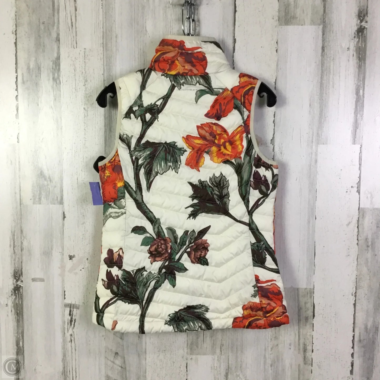 Vest Puffer & Quilted By Columbia In Cream, Size: S