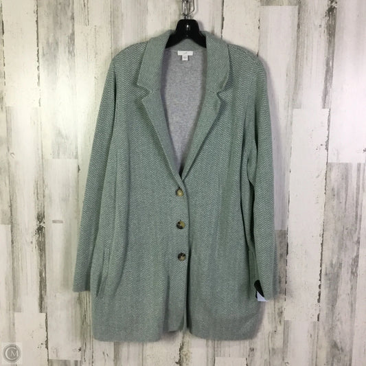 Blazer By J. Jill In Green, Size: 2x