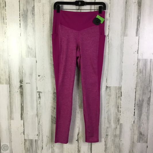 Athletic Leggings By The North Face In Pink, Size: L