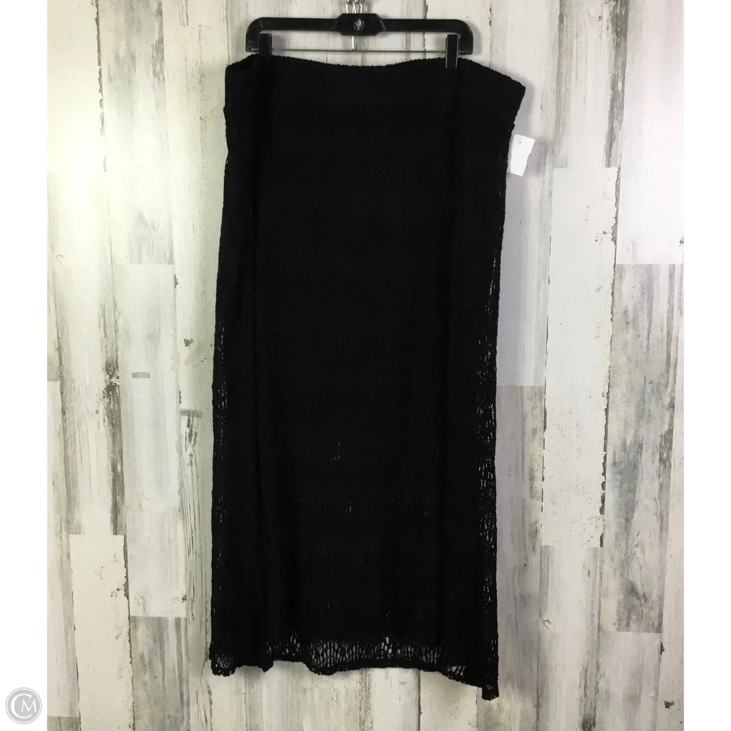 Skirt Maxi By Torrid In Black, Size: 22