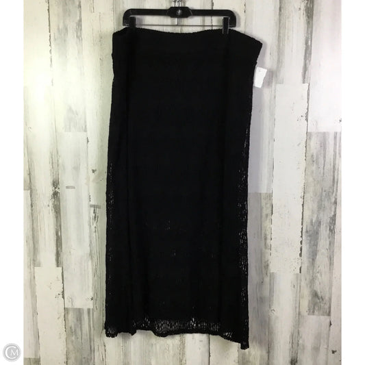 Skirt Maxi By Torrid In Black, Size: 22