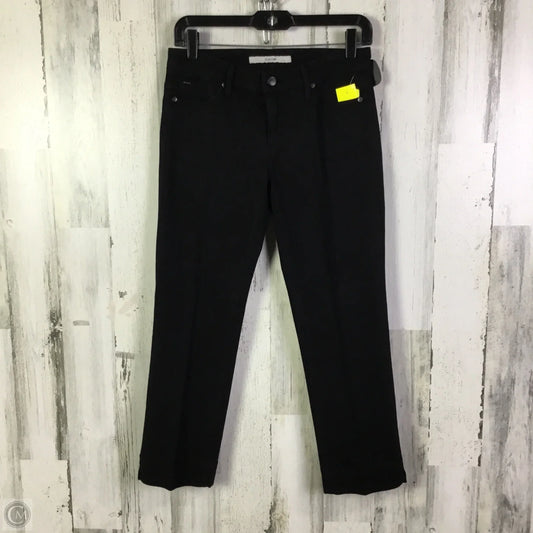 Jeans Cropped By Joes Jeans In Black Denim, Size: 4