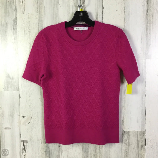 Top Short Sleeve By Trina Turk In Pink, Size: Xl