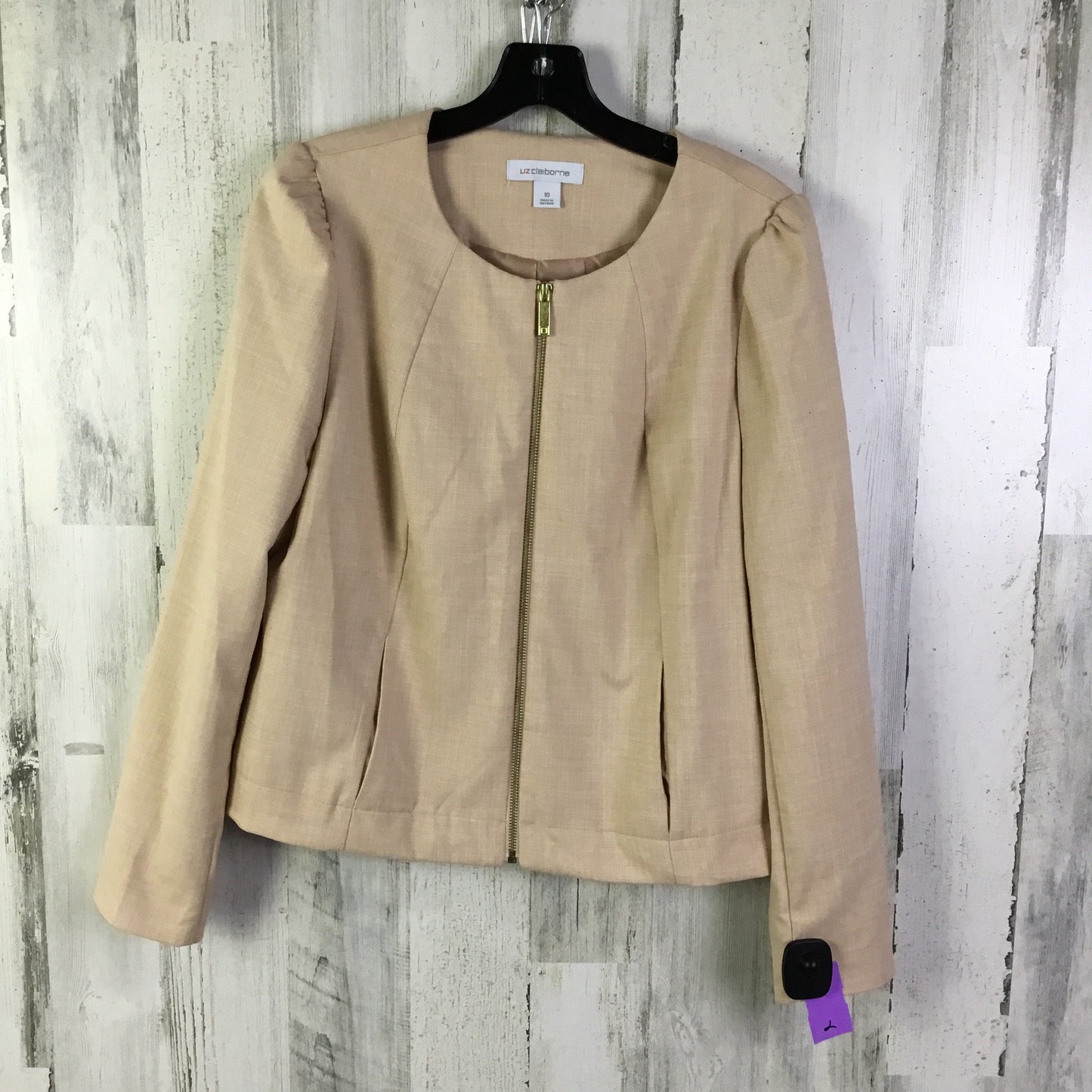 Blazer By Liz Claiborne In Peach, Size: M