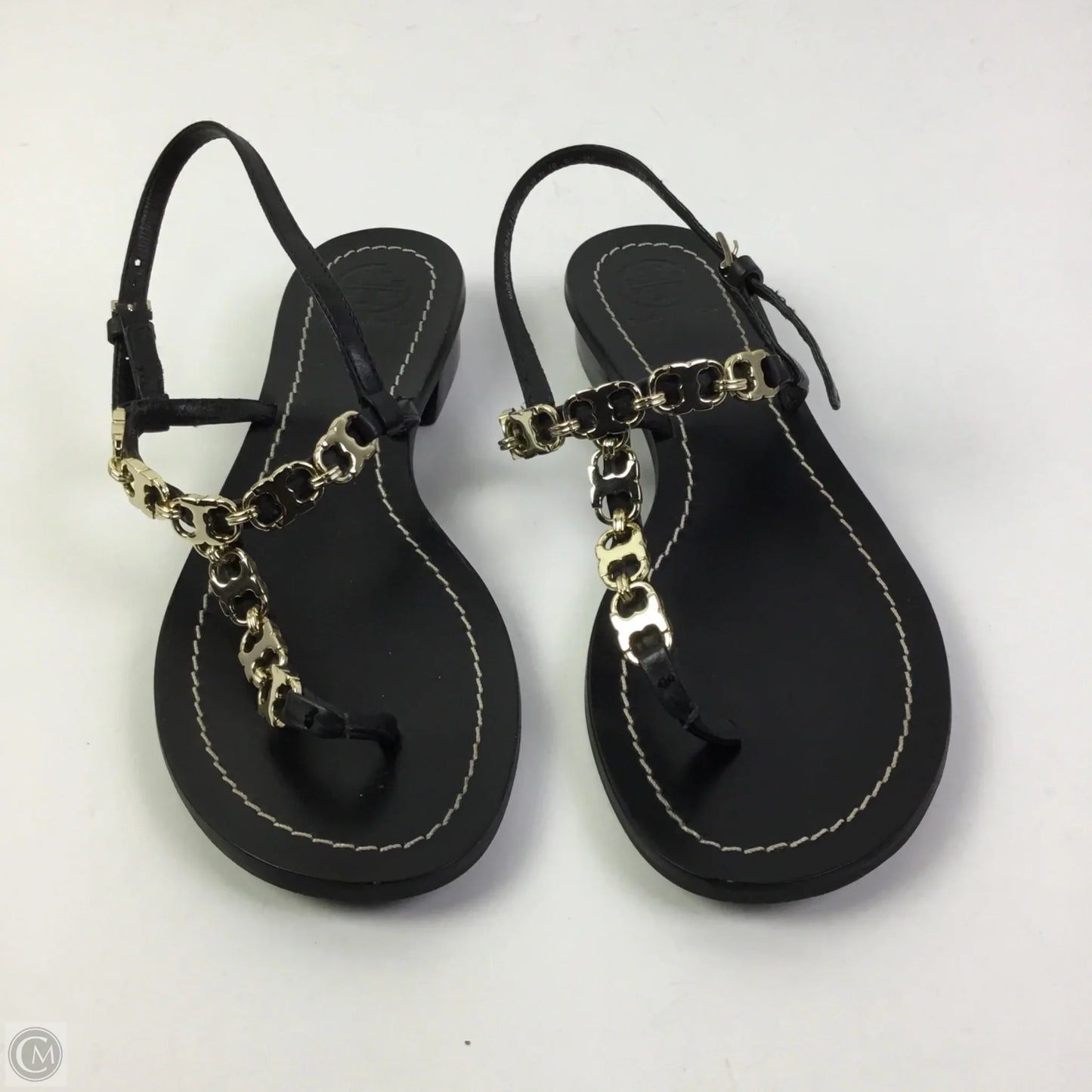 Sandals Designer By Tory Burch In Black, Size: 6