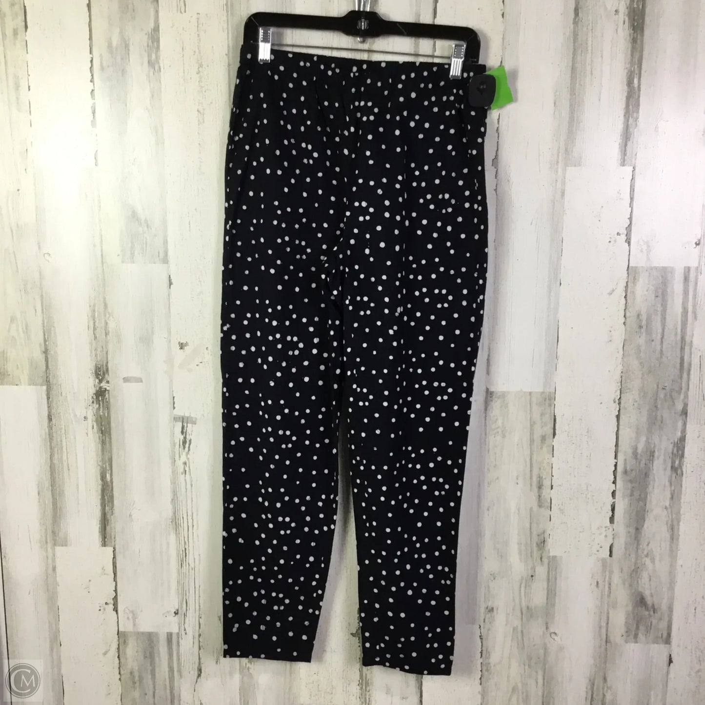 Lounge Set Pants By Eileen Fisher In Black & White, Size: Xs