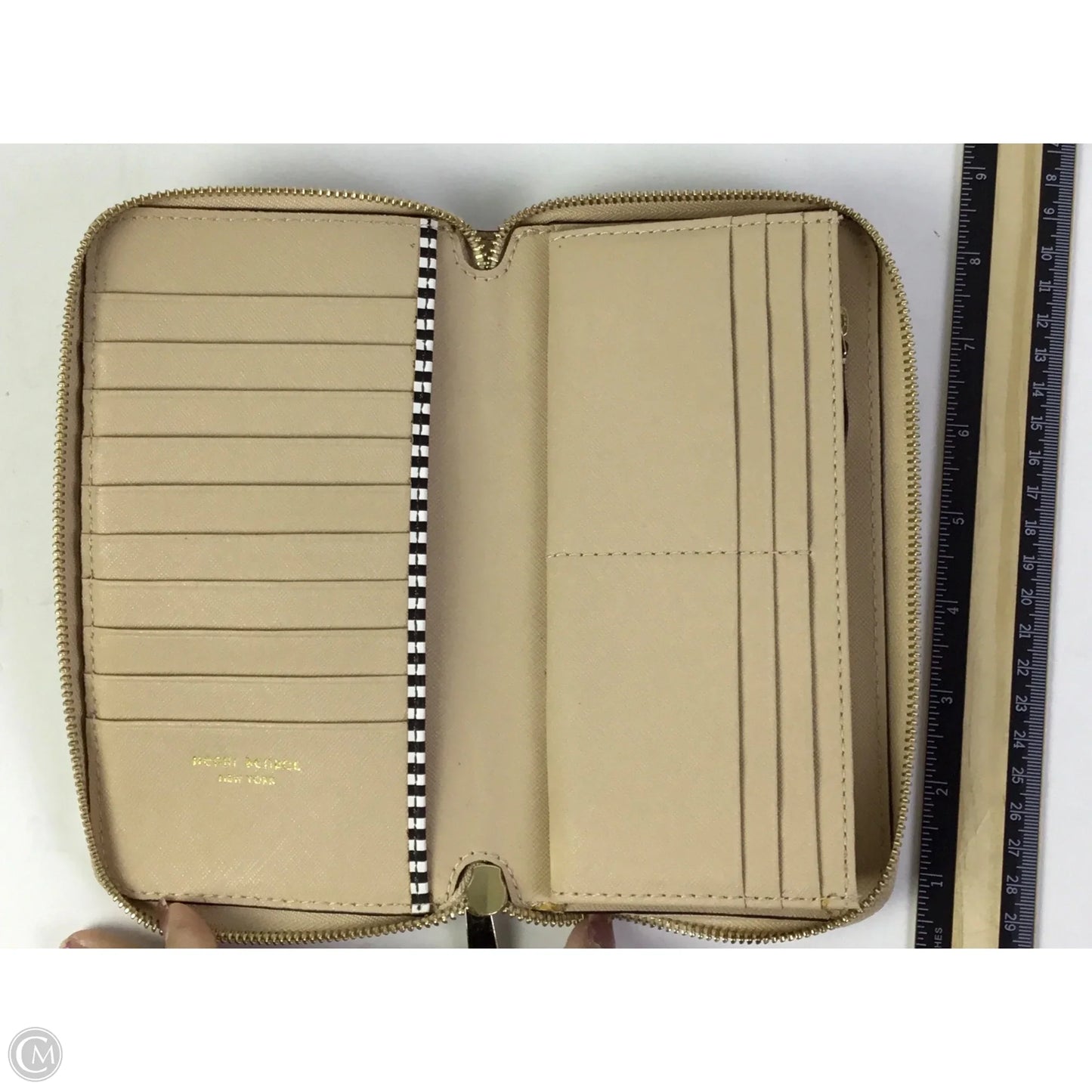 Wallet Leather By Henri Bendel, Size: Large