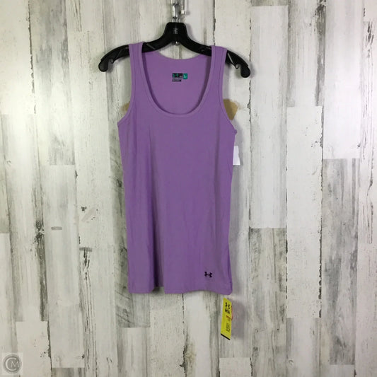 Athletic Tank Top By Under Armour In Purple, Size: L