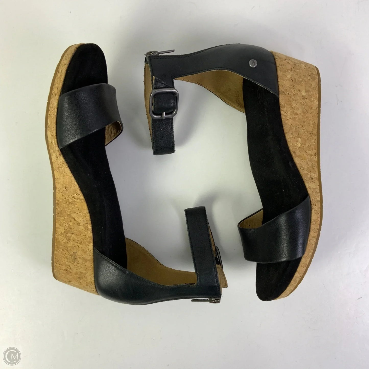 Sandals Designer By Ugg In Black, Size: 10
