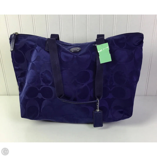 Tote Designer By Coach, Size: Medium