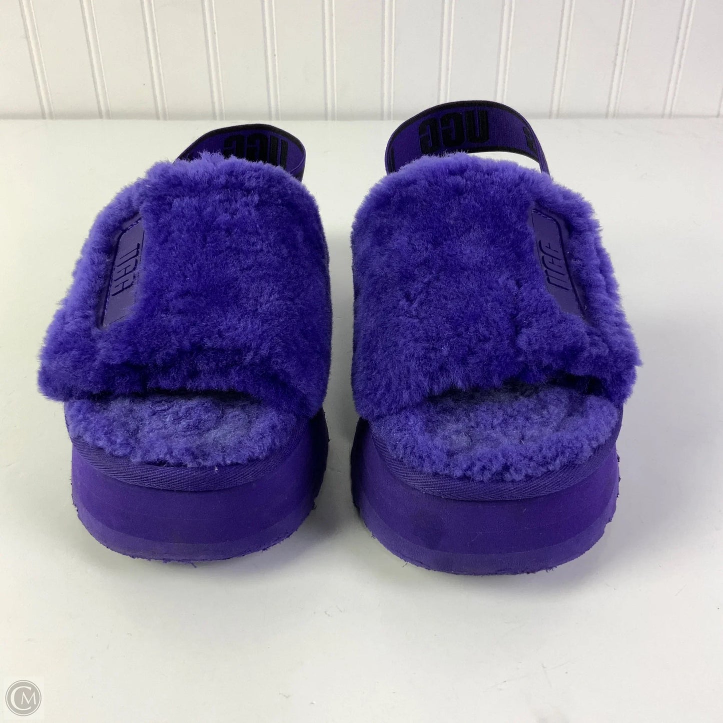 Sandals Designer By Ugg In Purple, Size: 7