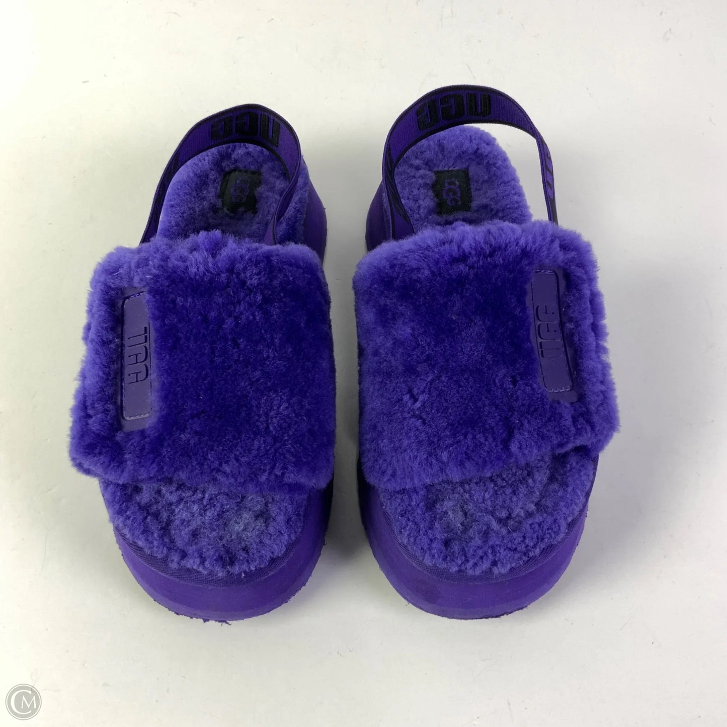 Sandals Designer By Ugg In Purple, Size: 7