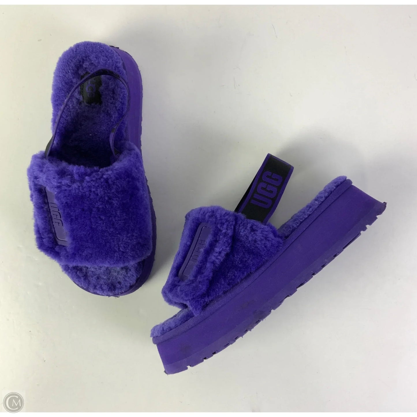 Sandals Designer By Ugg In Purple, Size: 7