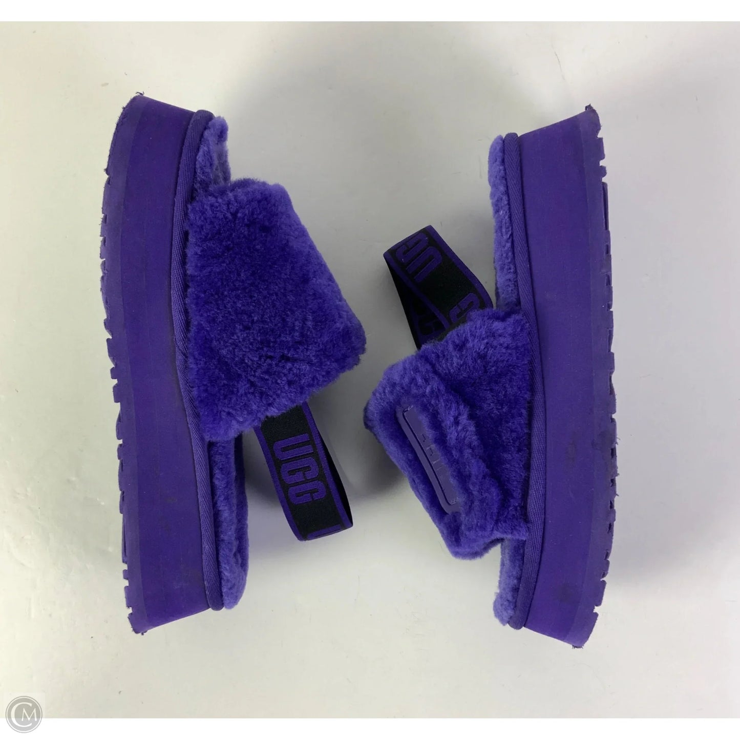 Sandals Designer By Ugg In Purple, Size: 7