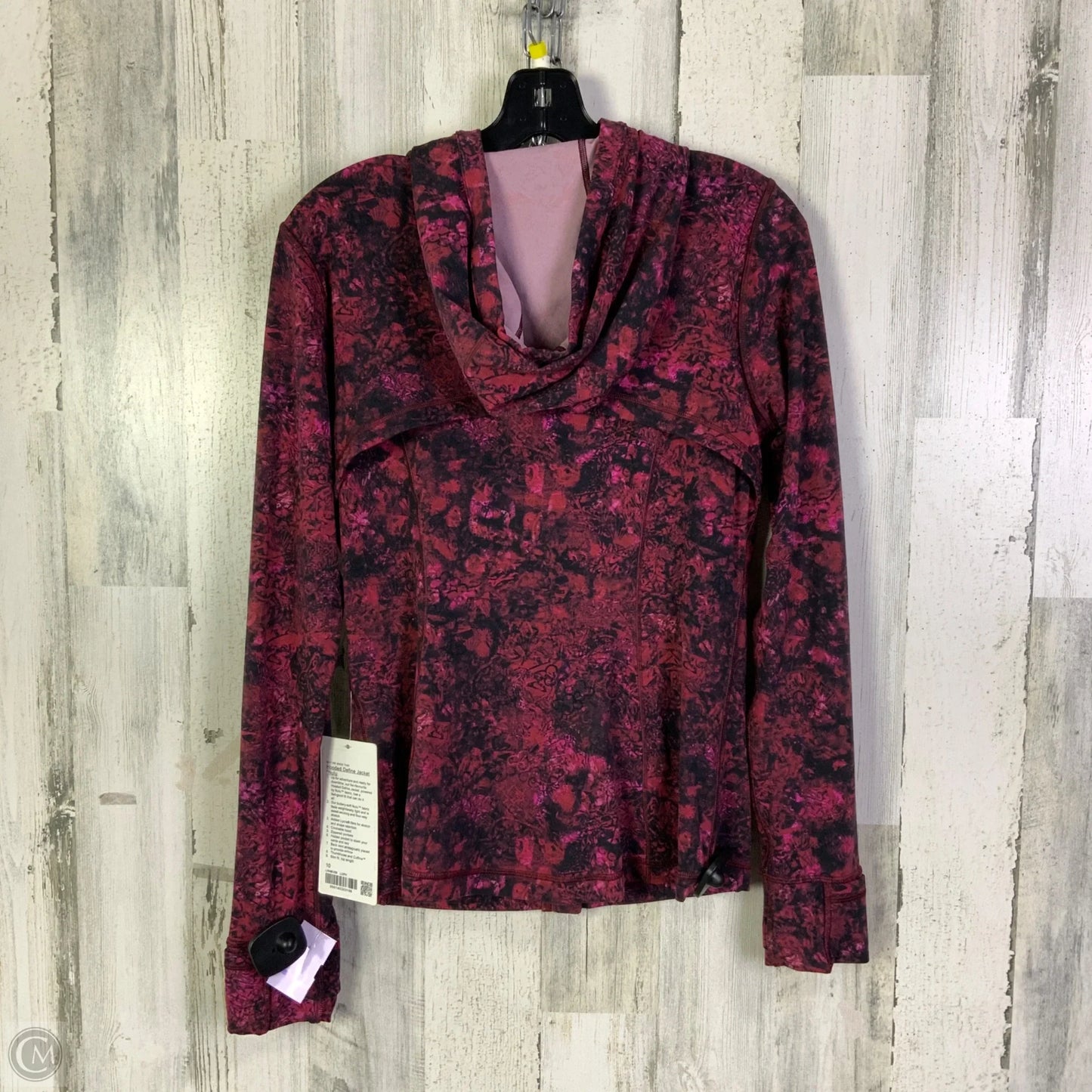 Athletic Jacket By Lululemon In Pink & Red, Size: 10