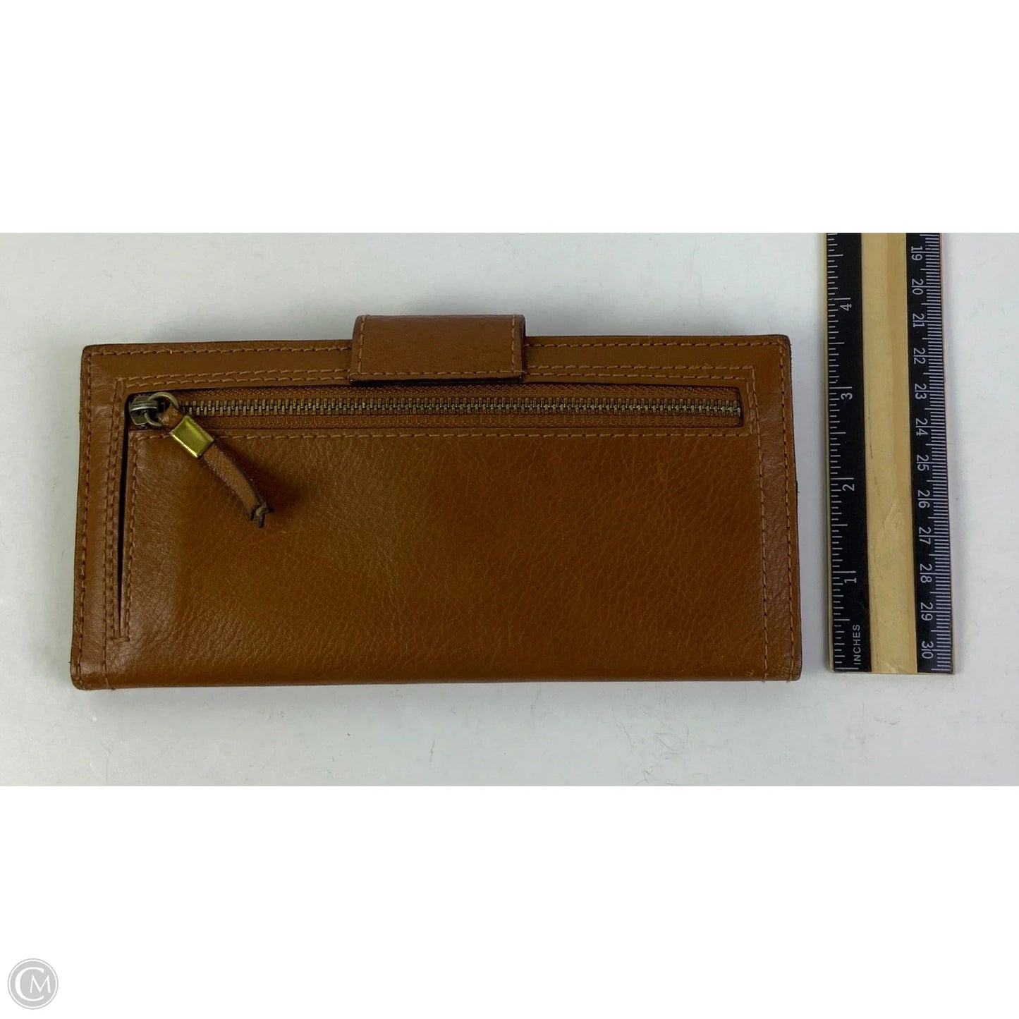 Wallet Leather By Madewell, Size: Medium