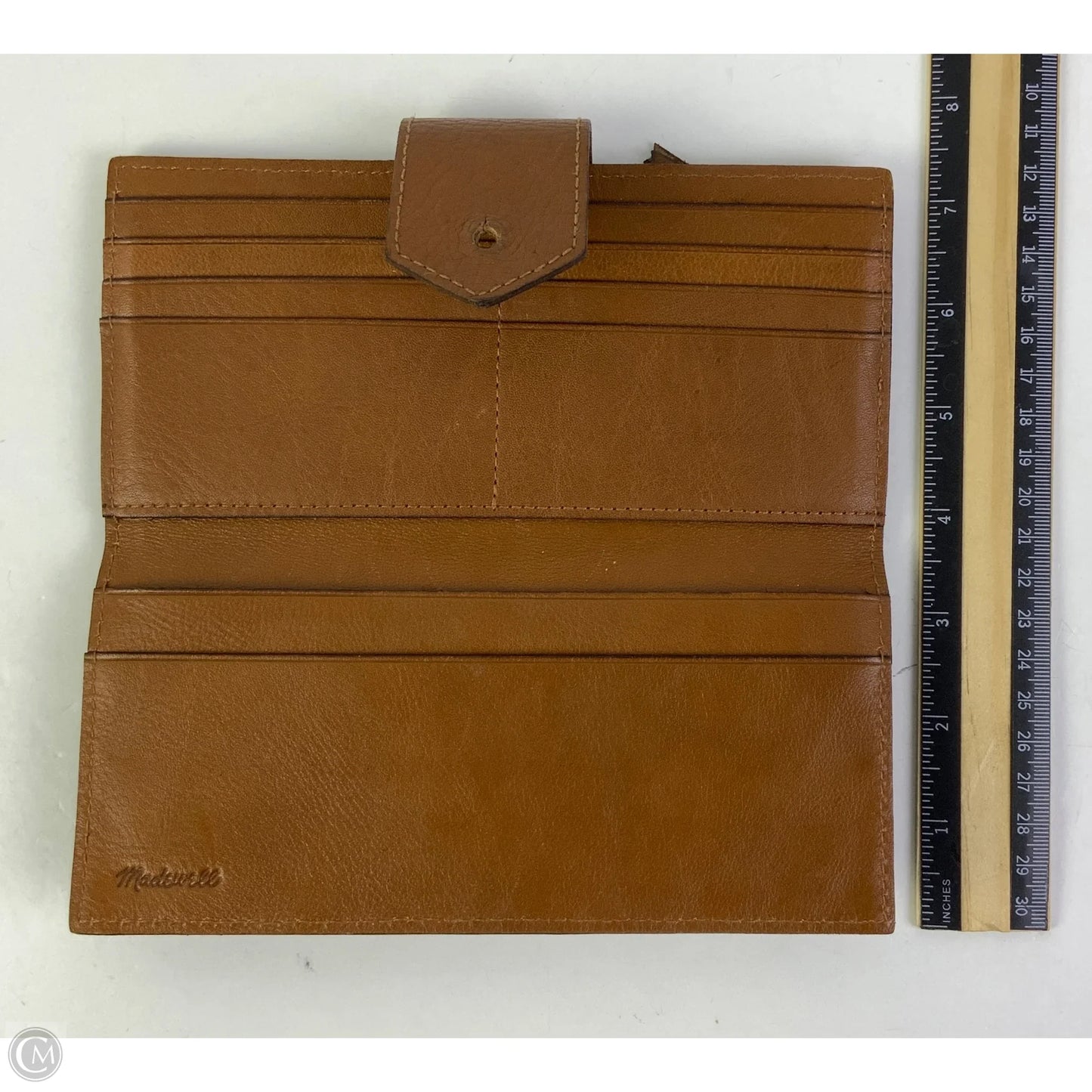 Wallet Leather By Madewell, Size: Medium