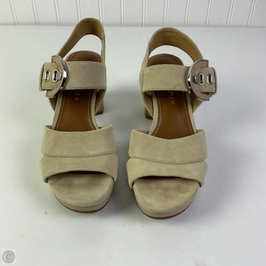 Sandals Heels Block By Donald Pliner In Tan, Size: 6