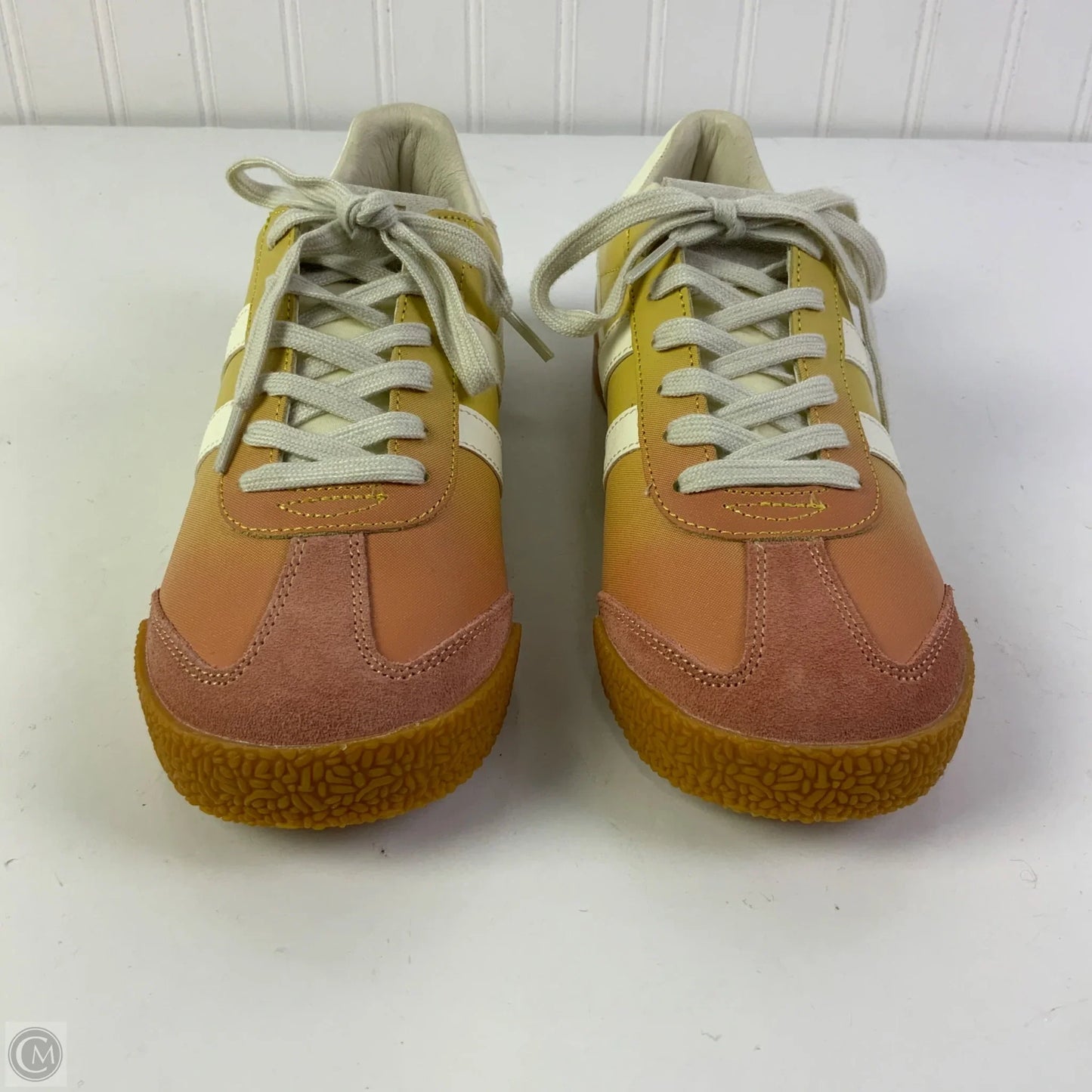 Shoes Sneakers By Gola In Pink & Yellow, Size: 8