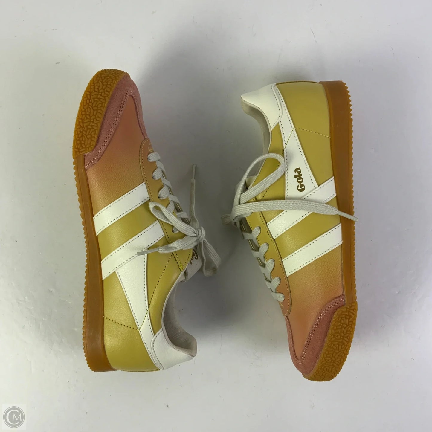 Shoes Sneakers By Gola In Pink & Yellow, Size: 8