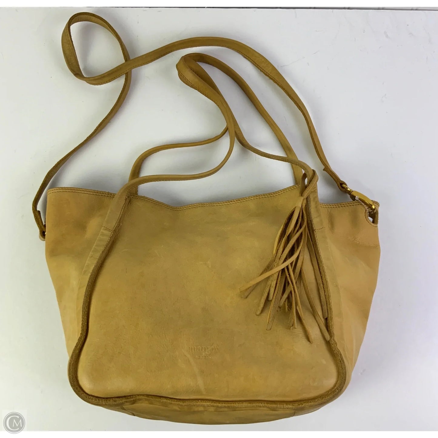 Handbag Leather By Margot, Size: Large