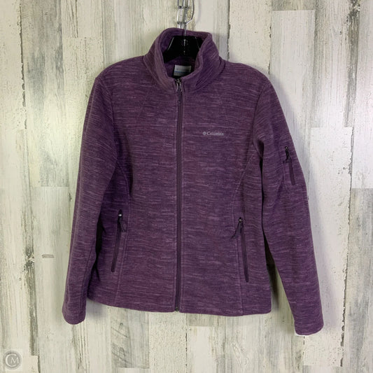 Jacket Fleece By Columbia In Purple, Size: M