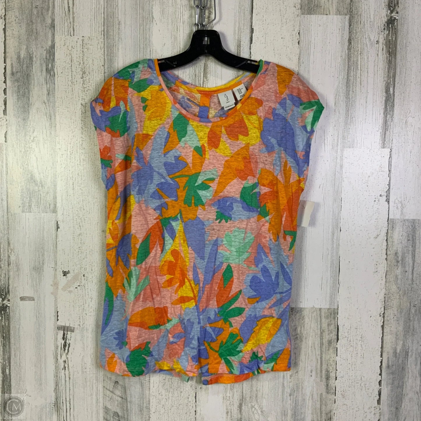 Top Short Sleeve By Joie In Peach, Size: Xl