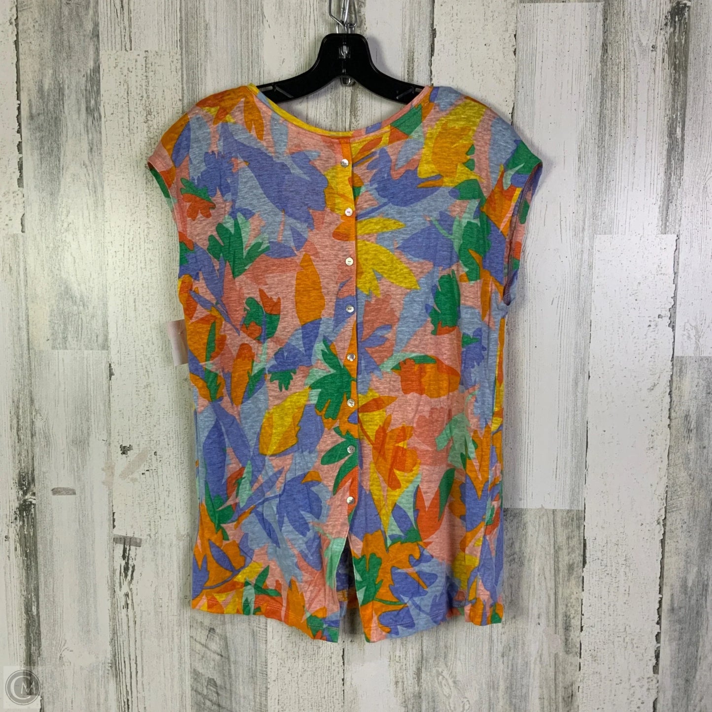 Top Short Sleeve By Joie In Peach, Size: Xl