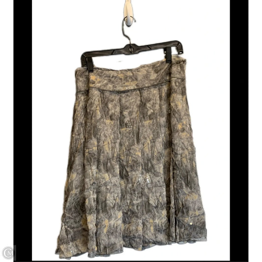 Skirt Midi By Anne Klein In Grey, Size: 16