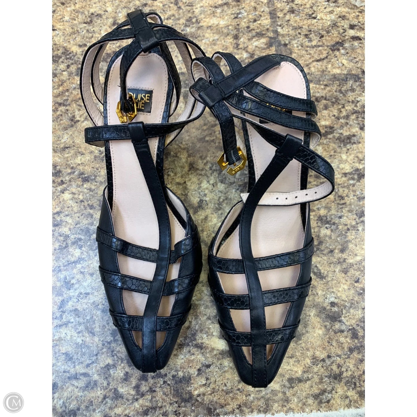 Shoes Heels Kitten By Louise Et Cie In Black, Size: 8.5