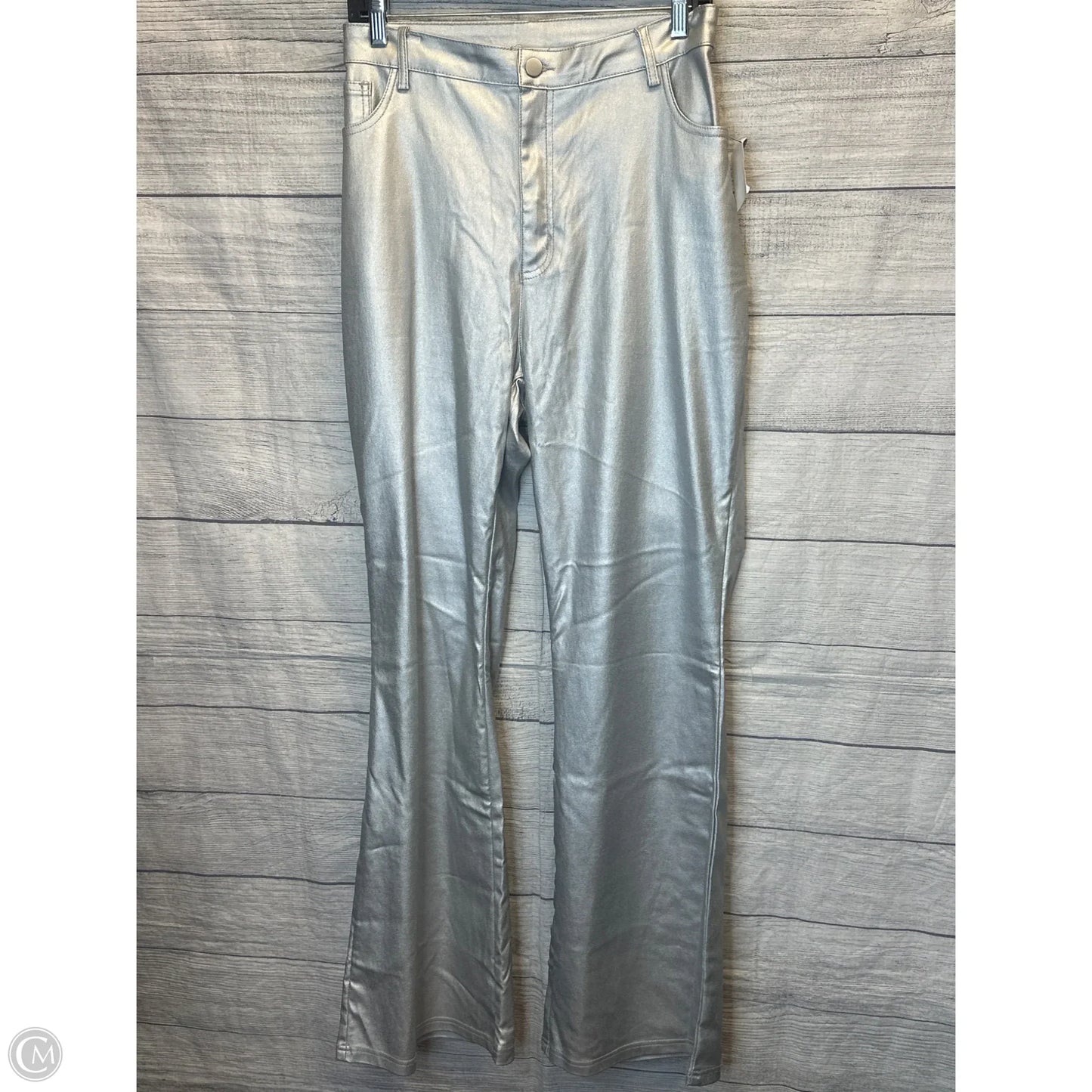 Jeans Straight By Shein In Silver, Size: 3x