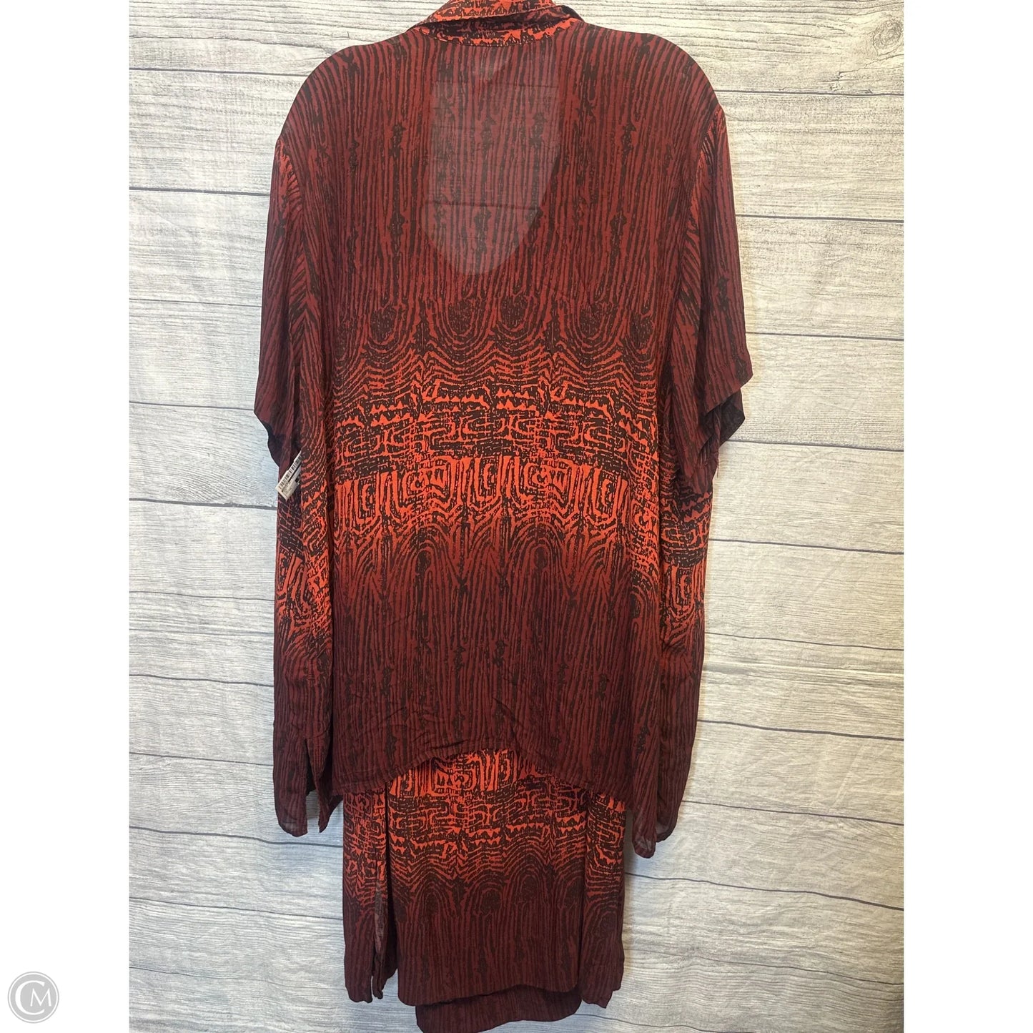 Dress Set 2pc By Avenue In Red, Size: 22