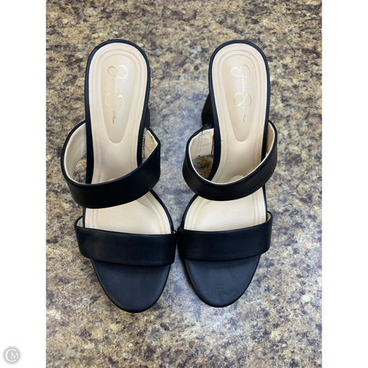 Shoes Heels Block By Jessica Simpson In Black, Size: 8.5